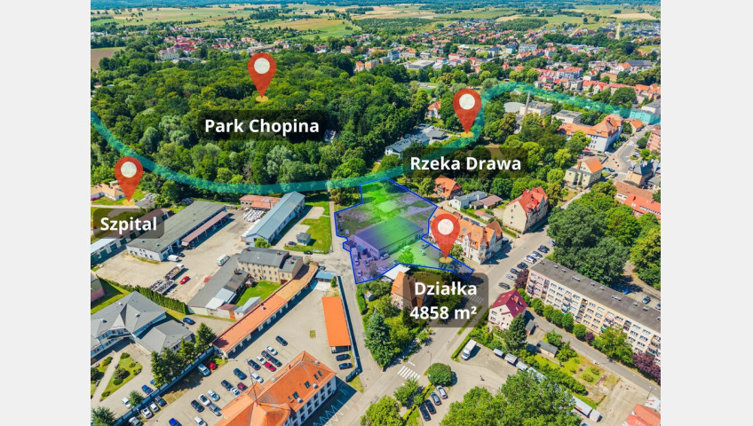 Działka Sprzedaż Drawsko Pomorskie Obrońców Westerplatte