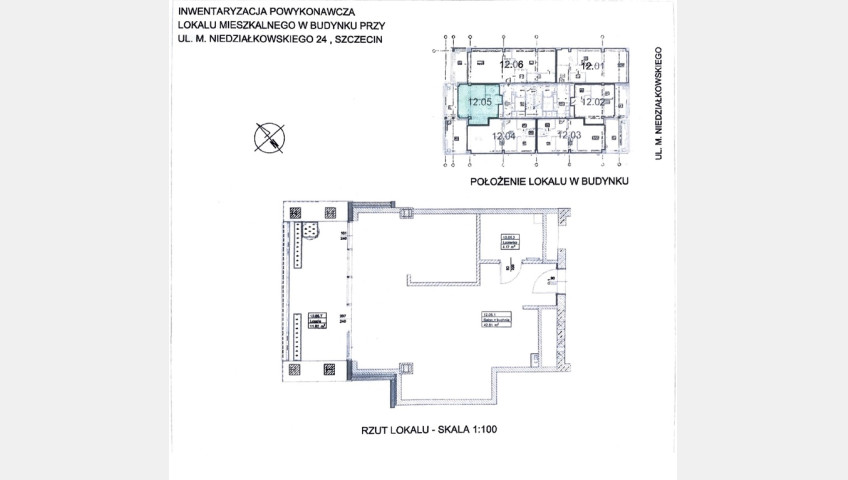 Mieszkanie Sprzedaż Szczecin Centrum Mieczysława Niedziałkowskiego