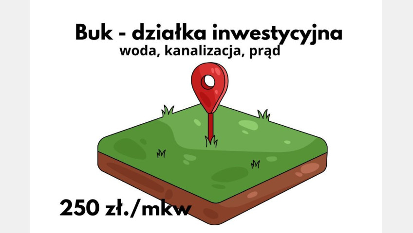 Działka Sprzedaż Buk