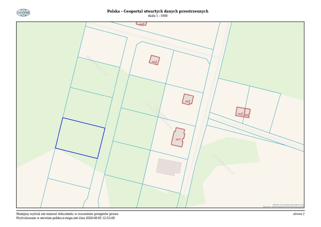 Działka Sprzedaż Ładzin