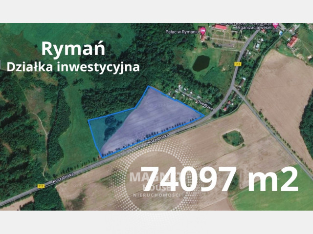 Działka Sprzedaż Rymań Koszalińska